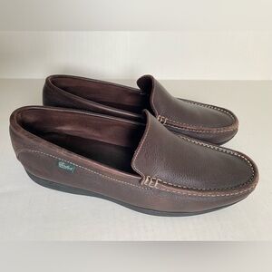 Paraboot Anvers Sprint Brown Leather Loafers Size 8 Excellent Condition